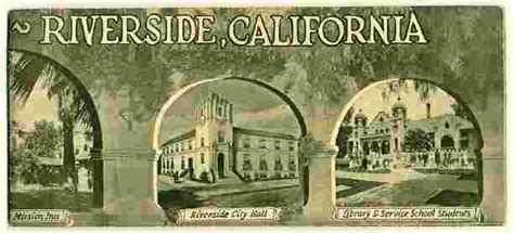 C1920s Vintage Riverside California Ca Illustrated