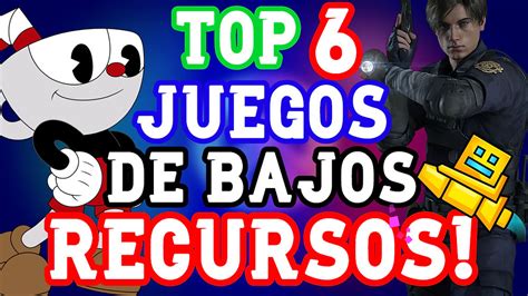 Top 6 Juegos De Bajos Requisitos Para Pc Links De Descarga 2 Gb De