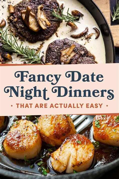 We've got an idea for you: 21 Fancy Date Night Dinners That Are Actually Easy | Night ...