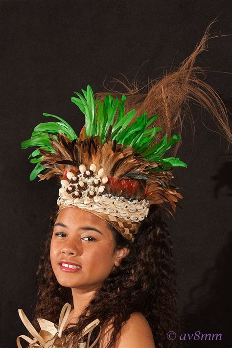 Tai Tai Te Manu Tahitian And Cook Islands Costume Headpiece Etsy