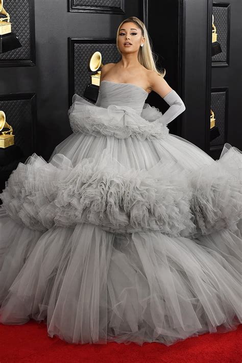 Ariana Grandes Dress At The 2020 Grammy Awards Cinderella Movie 2021