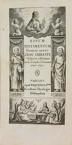 Novum Testamentum Domini Nostri Jesu Christi Vulgatae Editionis