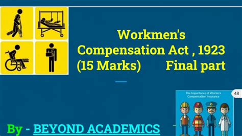 The workmen's compensation act 1952 will be abolished so that local and foreign workers in the country can get equal protection, said human resources minister m kulasegaran. Workmen compensation Act 1923 (Final part) - YouTube