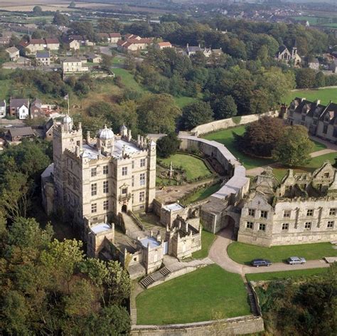 Bolsover Castle Derbyshire Castle Stately Home Aerial View