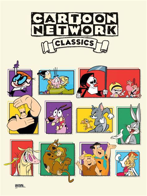 Classic Cartoon Network Characters Poster By Mnwachukwu16 On Deviantart