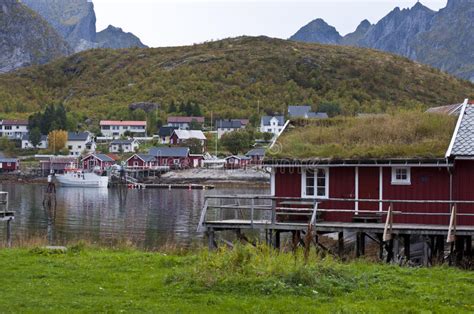 Reine Small Fishing Village In Norway Stock Photo Image Of Europe
