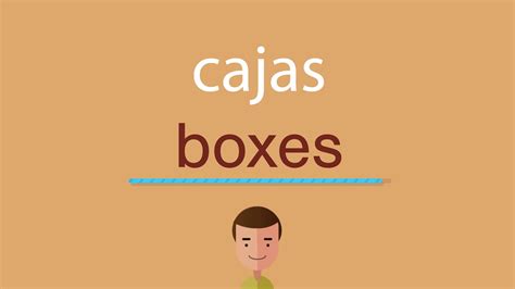 Cómo se dice cajas en inglés - YouTube