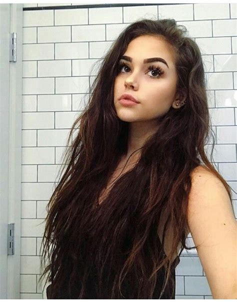 You may alternate brown hues, add bright streaks, make curls or straighten your locks, experiment with braided hairstyles and layered haircuts. 29 best Maggie Lindemann images on Pinterest | Maggie ...