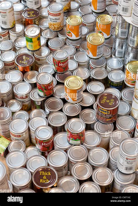 Stacked Canned Food Stock Photo Royalty Free Image 50315508 Alamy