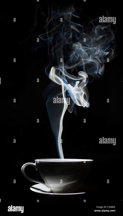 Cup Coffee Smoke Outline Hi Res Stock Photography And Images Alamy