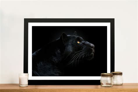 Black Panther Framed Wall Art Picture Canvas Prints Australia