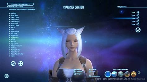 Final Fantasy 14 A Realm Reborn Character Creation Demo Youtube