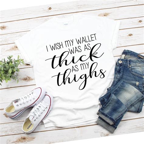 excited to share this item from my etsy shop thick thighs svg i wish my wallet was as thick