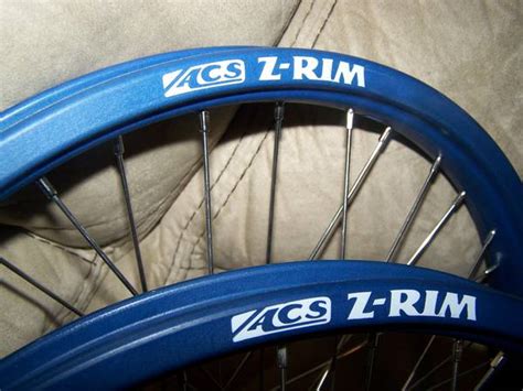 For Sale Nos Acs Z Rims Wheel Set Blue