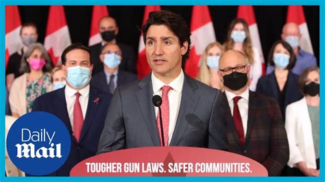 Gun Ban Justin Trudeau Announces A National Freeze On Handgun Ownership Youtube