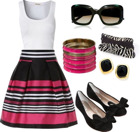 Pink And Black Created By Rdh0216 On Polyvore Fashion Classy Black
