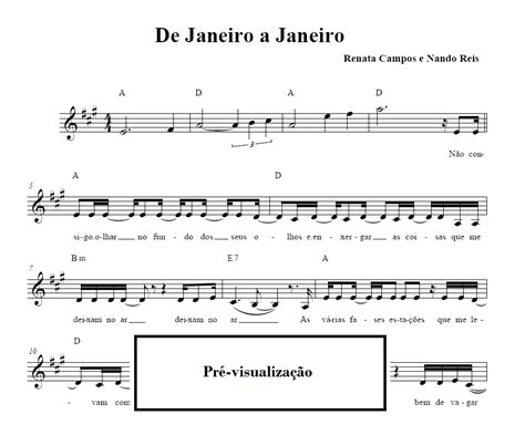 Cifra Janeiro A Janeiro