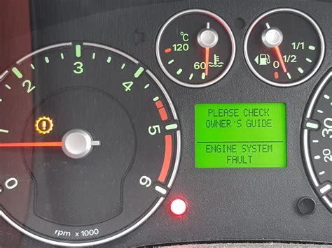 The dreaded check engine light. Ford Fiesta Zetec S Engine warning light - Ford Fiesta ...