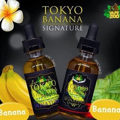 Jual Liquid Vape Tokyo Banana Signature 3mg6mg 60ml Tokyo Banana