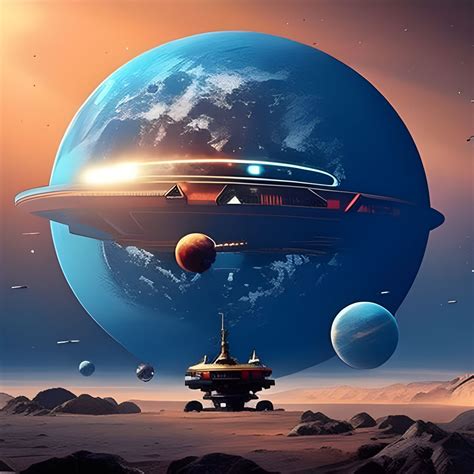 Alien Moon Base - AI Generated Artwork - NightCafe Creator