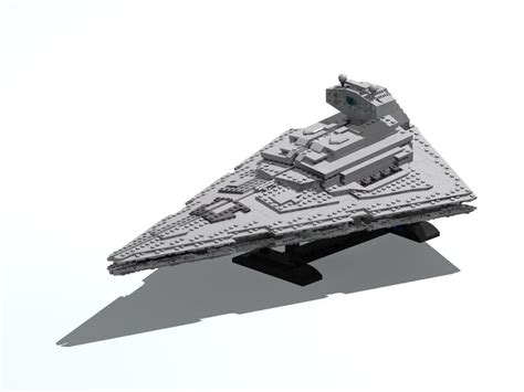 Lego Moc Imperial Star Destroyer With Stand By Bigfootmax