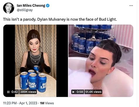 Bud Light Sparks Backlash Over Partnership With Trans Poster Girl Dylan Mulvaney Daily Mail Online