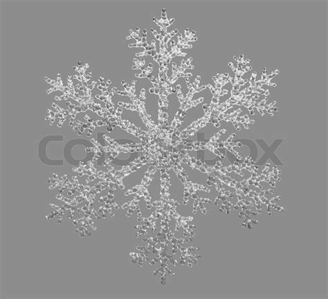 Artificial Snowflake Stock Image Colourbox
