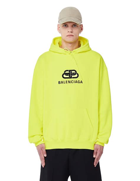 We offer free shipping with all orders. Balenciaga | BB Printed Cotton Fleece Hoodie | SVMOSCOW.COM