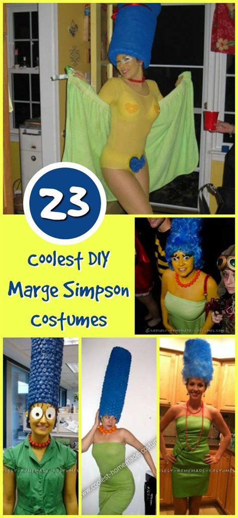 23 Awesome Blue Haired Marge Simpson Costume Ideas Marge Simpson