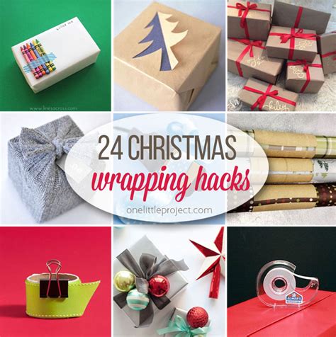24 Clever Christmas Wrapping Hacks