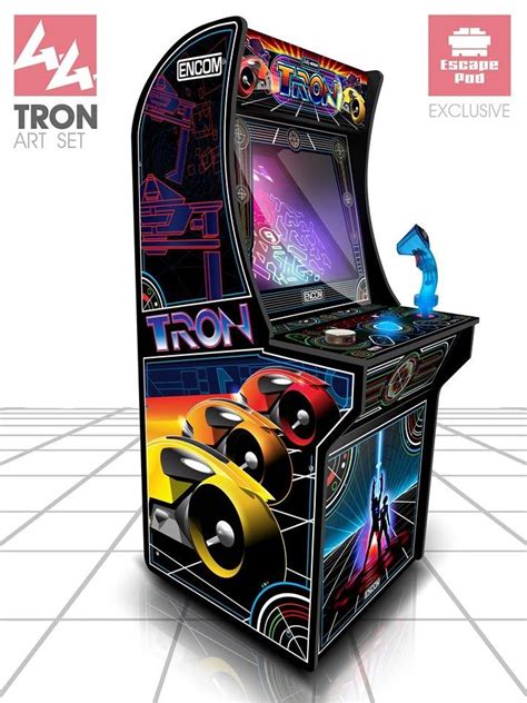 Arcade1up Tron Complete Art Kit Escape Pod Online