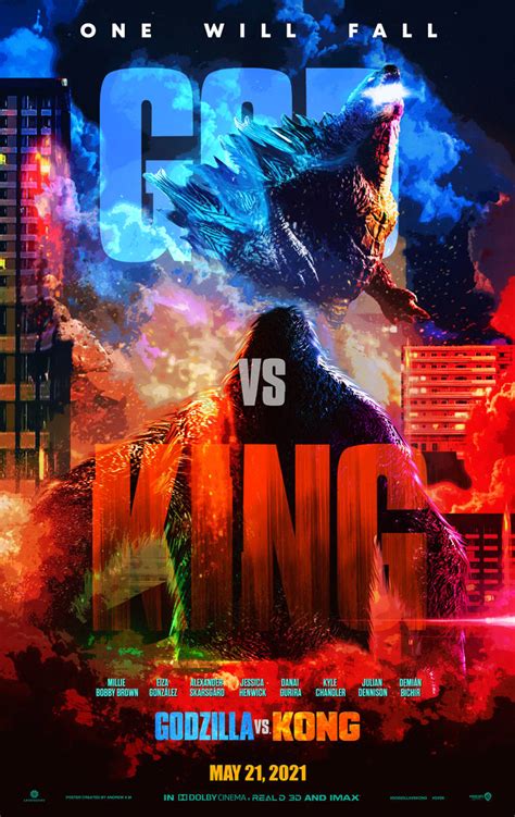 Godzilla Vs Kong Poster Tokio Xxl By Andrew Vm By Andrewvm On Deviantart