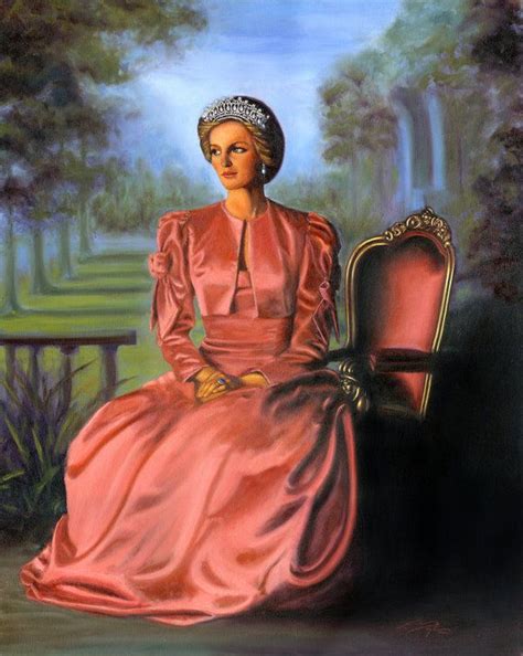 Diana Princess Of Wales Painting