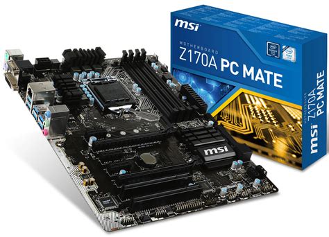 Msi Unveils The Z170a Pc Mate Motherboard Techpowerup