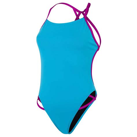 Speedo Solid Freestyler Swimsuit Blå Köp Och Erbjuder Swiminn