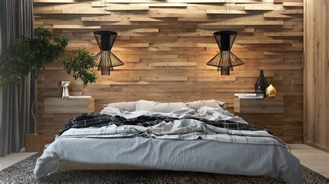 Wooden Wall Designs 30 Striking Bedrooms That Use The