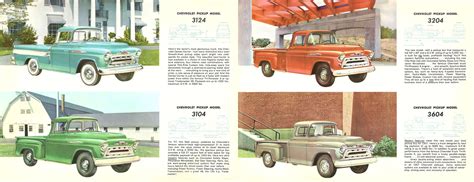 1957 Chevrolet Pickups Brochure
