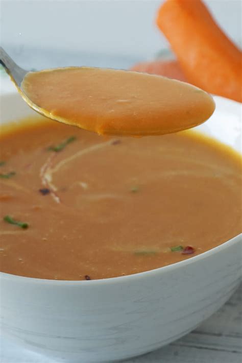 Instant Pot Caramelized Carrot Soup A Food Lovers Kitchen