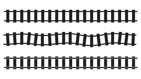 Railroad Train Tracks Vector Hd Images Railroad Rail Track Track