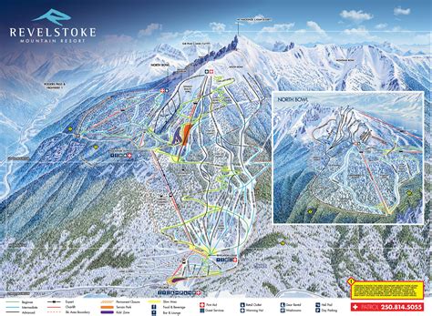 Revelstoke Mountain Resort Piste Map Trail Map