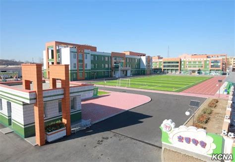 Kim Jong Un Inspects Newly Built Pyongyang Orphans Primary School