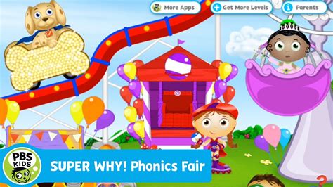 App Super Why Phonics Fair Pbs Kids Youtube