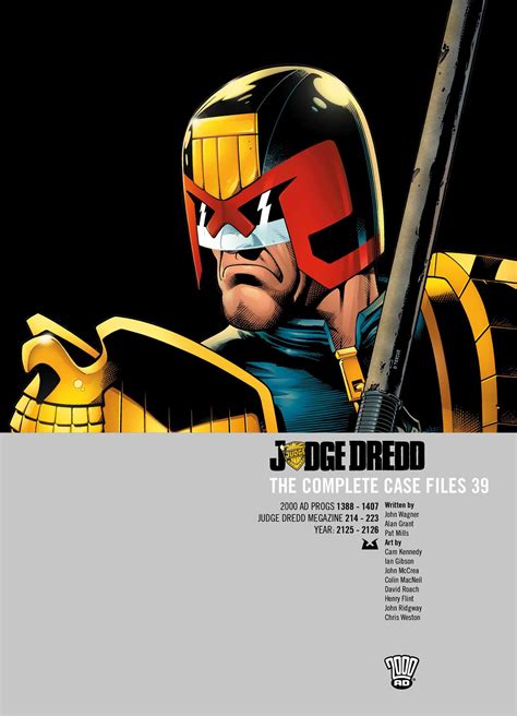 Judge Dredd The Complete Case Files 39 Book By John Wagner Alan Grant Pat Mills Cam