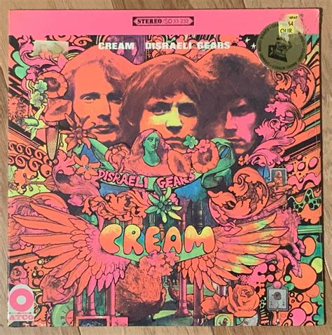 Cream Disraeli Gears 1967 Sealed Vinyl Record Grammy Stereo Monarch
