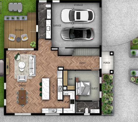 2d And 3d Floor Plans For Homes Supercheap3d