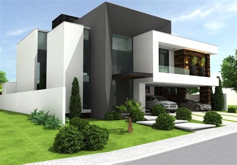 Projetos Costafizinus Arquitetos Villa Design Facade Design Exterior Design Modern Bungalow