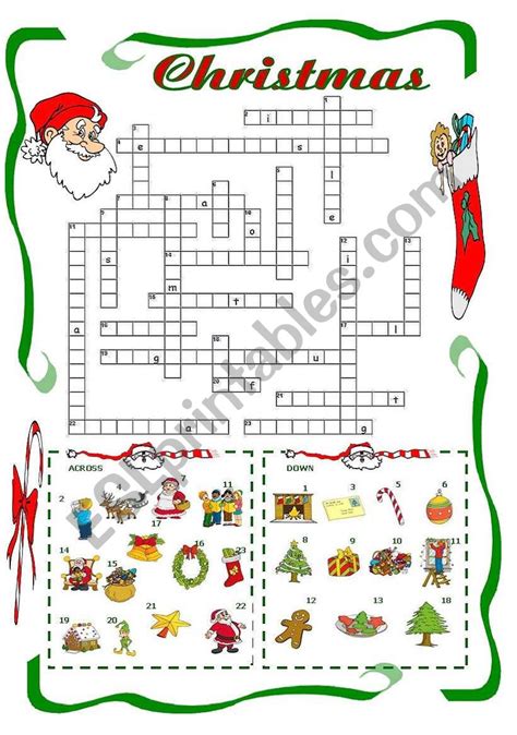 This unit features worksheets and other resources for teaching christmas traditions and activities. Christmas Vocabulary - ESL worksheet by vanda51