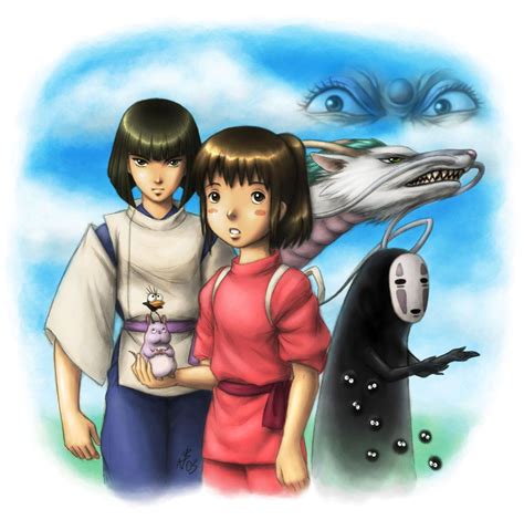 Spirited Away Characters Spirited Away Anime Oscar Winning Films Movie Covers Art