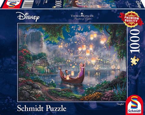 Thomas Kinkade Disney Rapunzel 1000 Piece Jigsaw Puzzle 1935004989