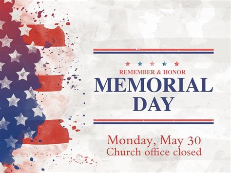 Church Office Closed Memorial Day 2022 Trinity Baptist Church Of